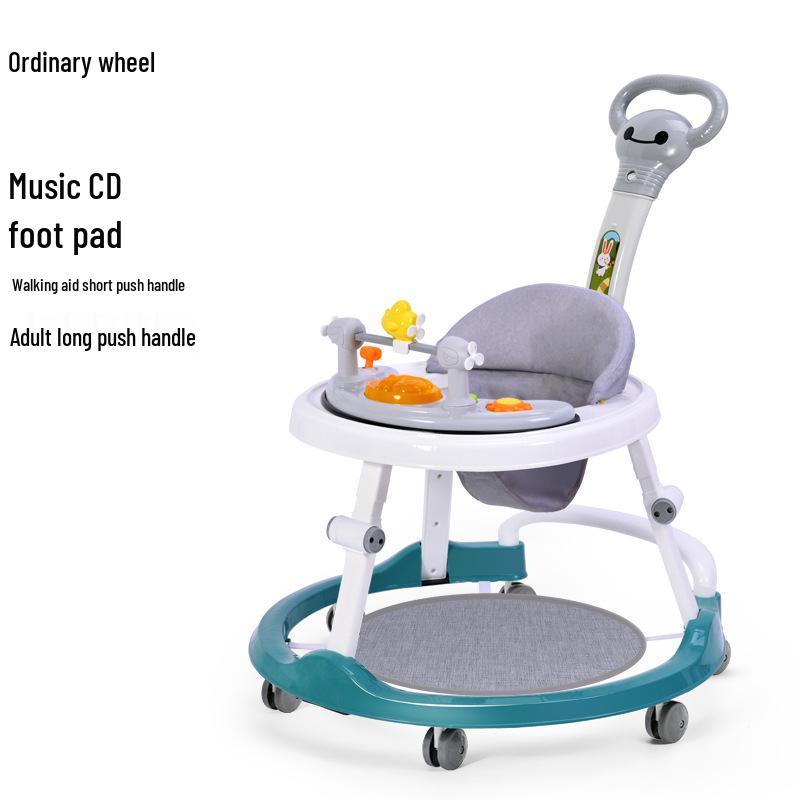 Multi-Function Baby Walker: Anti-Fall, Anti-Rollover, U-Shaped, Suitable for Boys & Girls.
