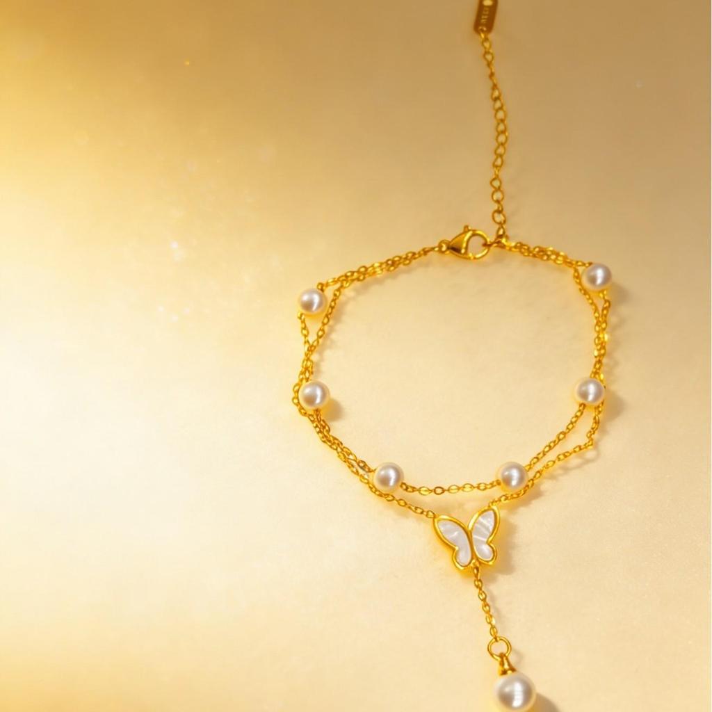 2025 Titanium Steel Summer Anklet: Women's Non-fading, Light Luxury Fashion Collection