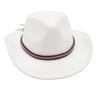 Nuovo Cappello Topper Etnico, Accessori Retrò con Piume Metalliche, Cappello da Cowboy Western, Cappello Jazz in Feltro per Uomo e Donna, Coppia