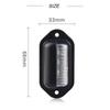 6 LED Mini Car License Number Plate Light  Universal Truck RV Trailer Tail License Plate White Lighting Bulbs Waterproof 12-24V