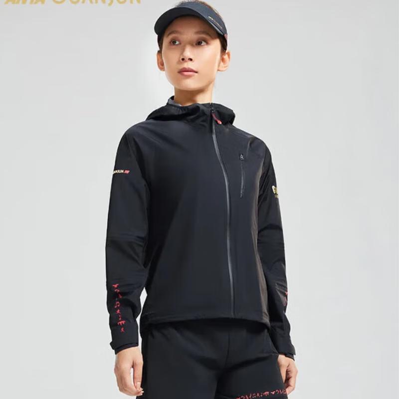 ANTA Champion Outdoor Women s Lightweight Hooded Trail Running Jacket L