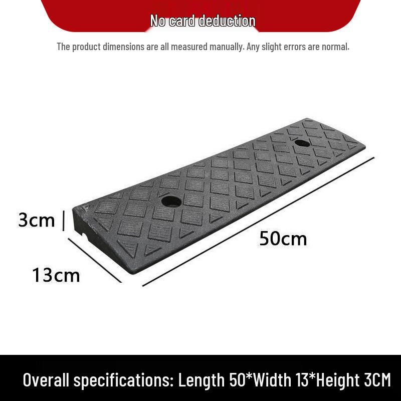 Plastic Uphill Ramp & Curb Speed Bump Pad