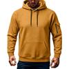 Men's Casual Sports Hoodie Drop Shoulder Long Sleeve Neck Hooded Pullover Sweatshirt