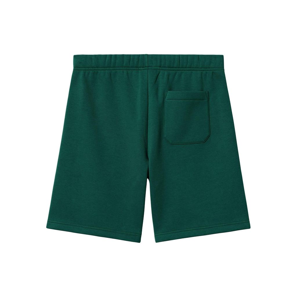 Carhartt WIP SS24 Solid Color Elastic Waist Straight Leg Pocket Casual Shorts Men Shorts Green I033669-1YW-XX