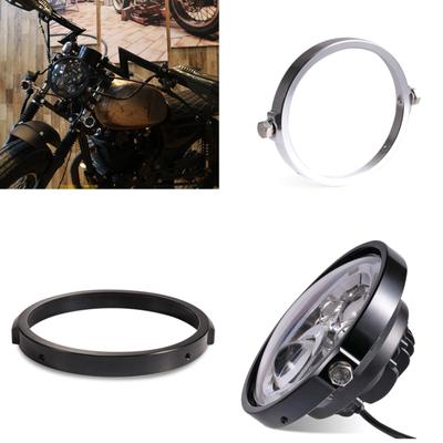 Acessório de iluminação para motocicletas: 5-3/4" LED Farol Aros Modificação Farol Moldura Aros