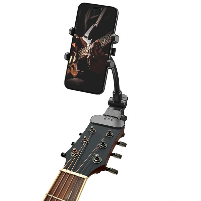 Mobile Phone Bracket For Golf Cart Bike Boats Trucks & Tables Wheelchair Musical Instrument Featuring High Strength Grip