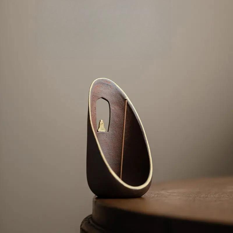 Incense Insert Creative Ceramic Thread Incense Burner Indoor Study Tea Ceremony Accessories Decoration Incense Burner