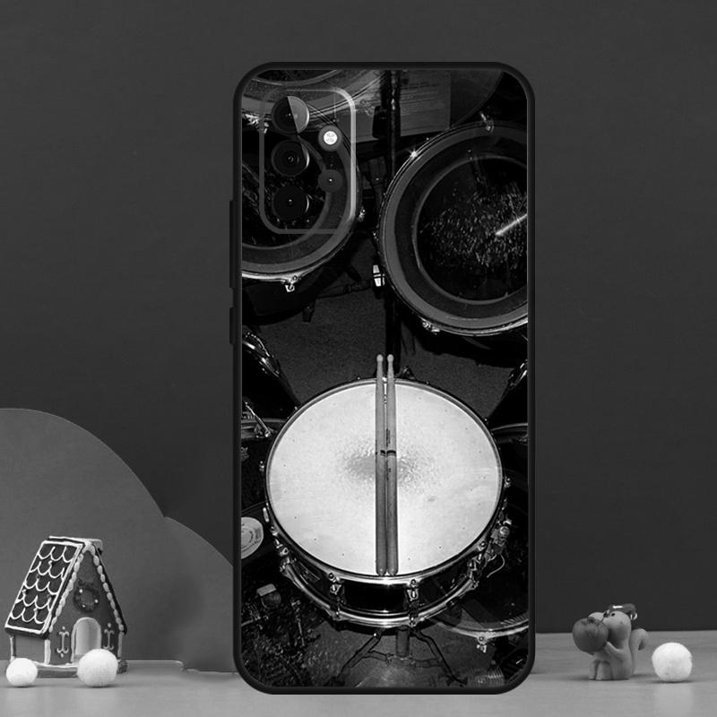 Musical Instrument Drum Case For Samsung Galaxy A36 A56 A06 A13 A53 A32 A12 A22 A52 A35 A17 A16 A55 A15 A54 A34 A14