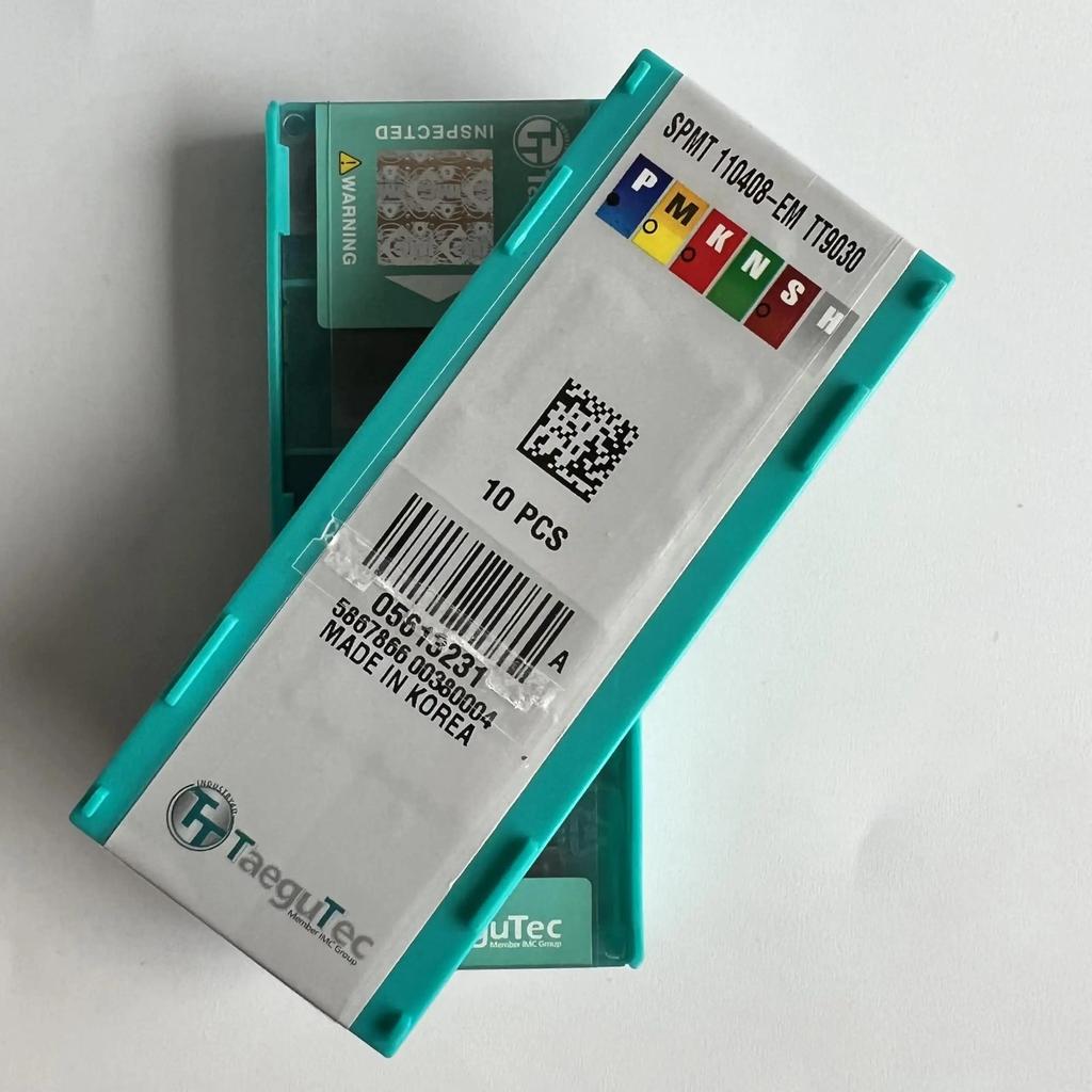 TaeguTec / SPMT110408EM TT9030 /Alloy Blade 10 Pcs