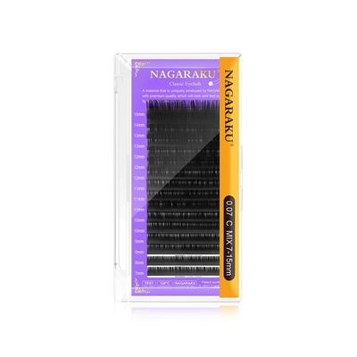 Individual Eyelash Extension Bottom Eyelash NAGARAKU 5mm 6mm Classical Individual Eyelash Extension Soft Natural