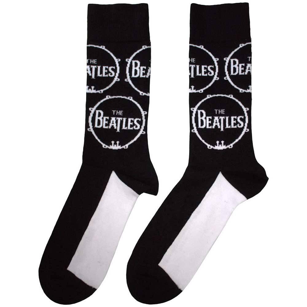 The Beatles Unisex Adult Drum Logo Socks