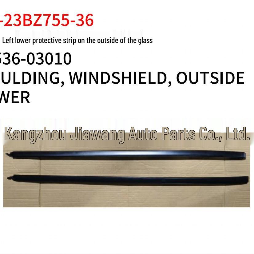 Fits Toyota 2023 BZ3 Windshield Trim Strip: 75535-03020 R, 75536-03010 L