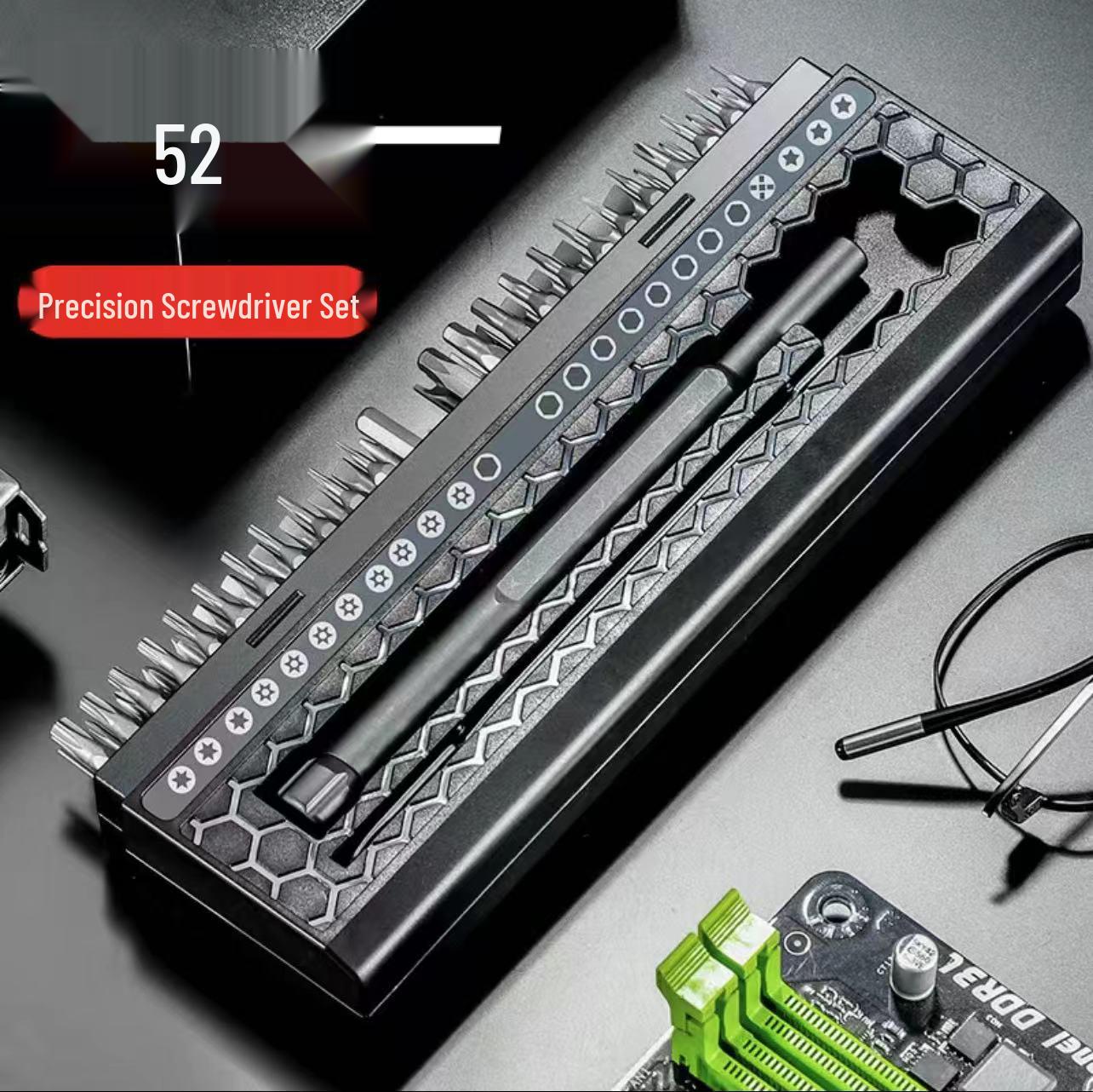 52-in-1 Precision Screwdriver Set for Phone & Laptop Repair 52-in-1 Precision Screwdriver Set