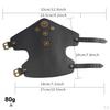 Adjustable Gear PU Leather Wristband Arm Cuff Vintage Gauntlet for Sport Outdoor Activity