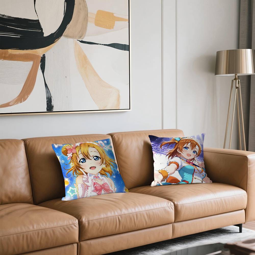 Anime Love Live Kousaka Honoka Pillowcases Home Bedding Decorative Pillow Cover Wedding Super Soft Pillow Case