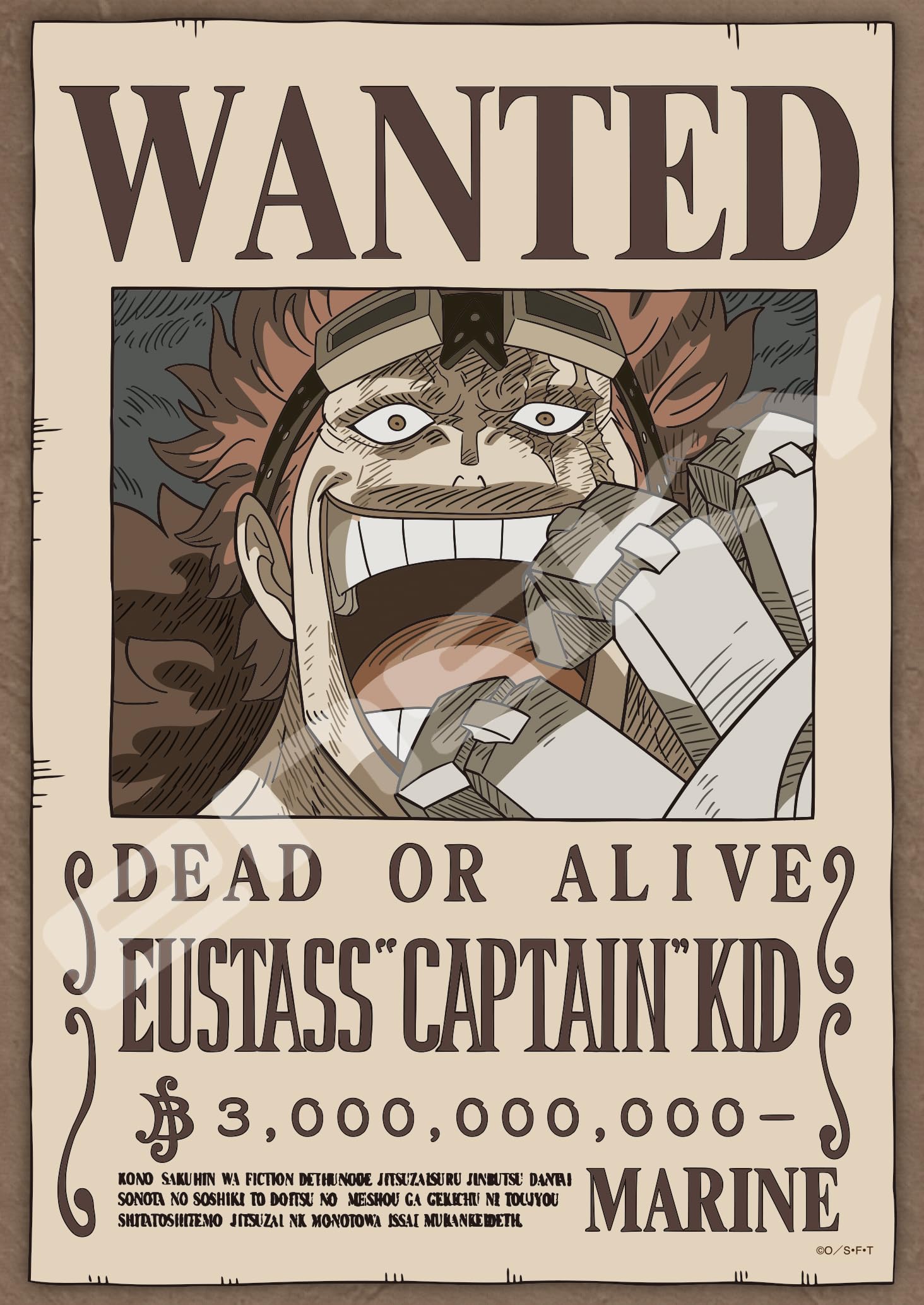 Jigsaw Puzzle 208 Pieces One Piece Eustass Captain Kid 208-145