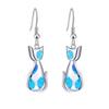 2026 Kitten Earrings Fashionable and Trendy Exquisite Inlaid Zircon Jewelry Earrings