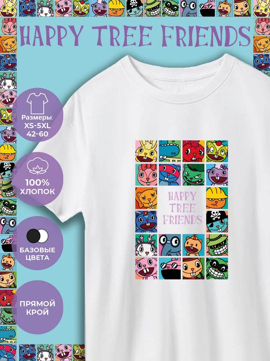 Happy Tree Friends Printed T-shirt S