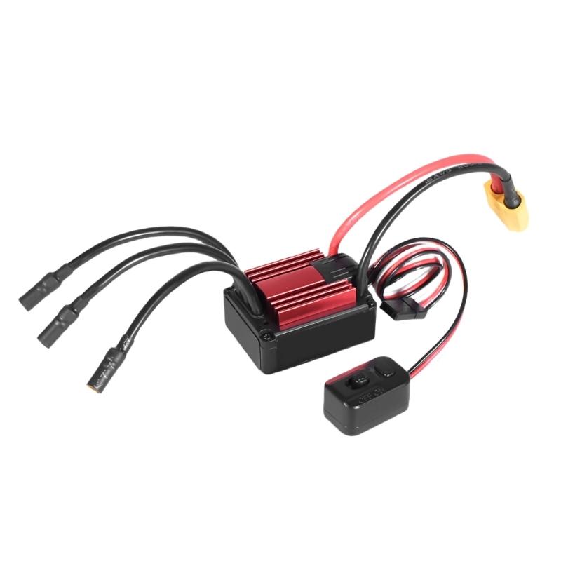 35A 105A Sensored Brushless ESC Speed Controller Adjustable Brake Accelerations For Remote Vehicle Tuning
