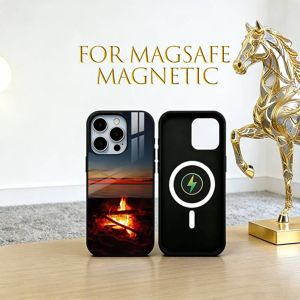 healing Phone Case For iPhone17,16,15,14,13,12,11 Plus,Pro Magnetic For Magsafe Wireless Charging