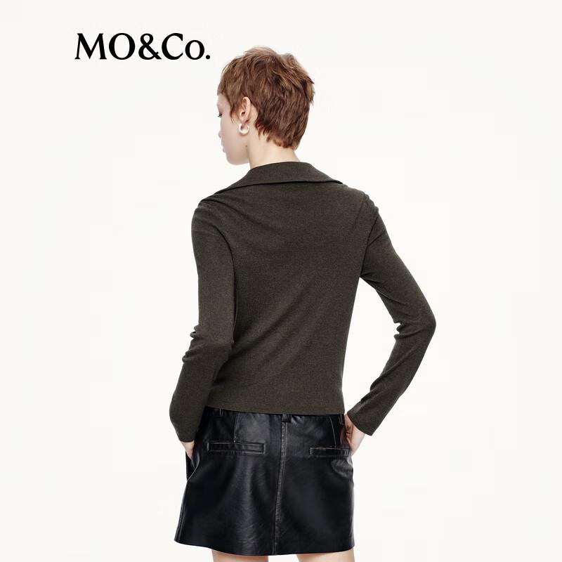 MO&Co. Slim Fit Cashmere Blend Knit Top
