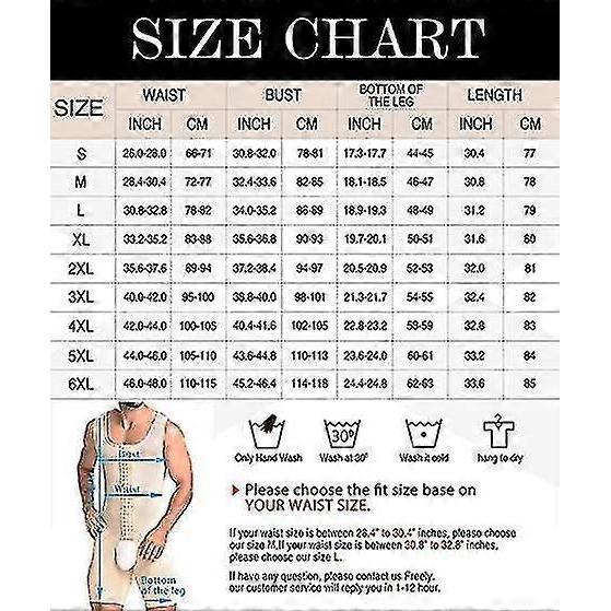 Body Shaper For Men Slimming Compression Garment And Post Surgical Shapewear,plus Size