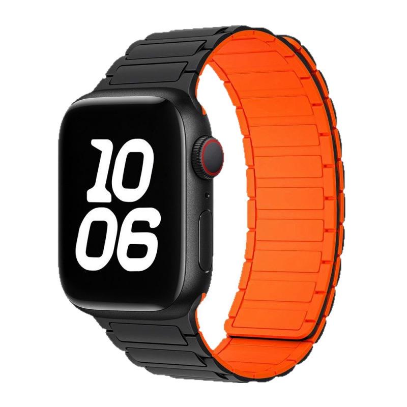 Zhang Jingyi Magnetisches Silikonarmband für Apple Watch S9/8/iWatch10 Ultra
