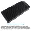 Aluminum Water Cooling Radiator 10 Tubes Heat Exchanger CPU Heatsink Cooler Fast Heat Dissipation for PC Computer