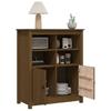 Sideboard Honey Brown 83 x 41.5 x 100 cm Solid Pine Wood