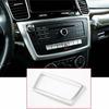Silver ABS Central Control Panel Cover For Mercedes Benz GL GLE GLS ML 2013-