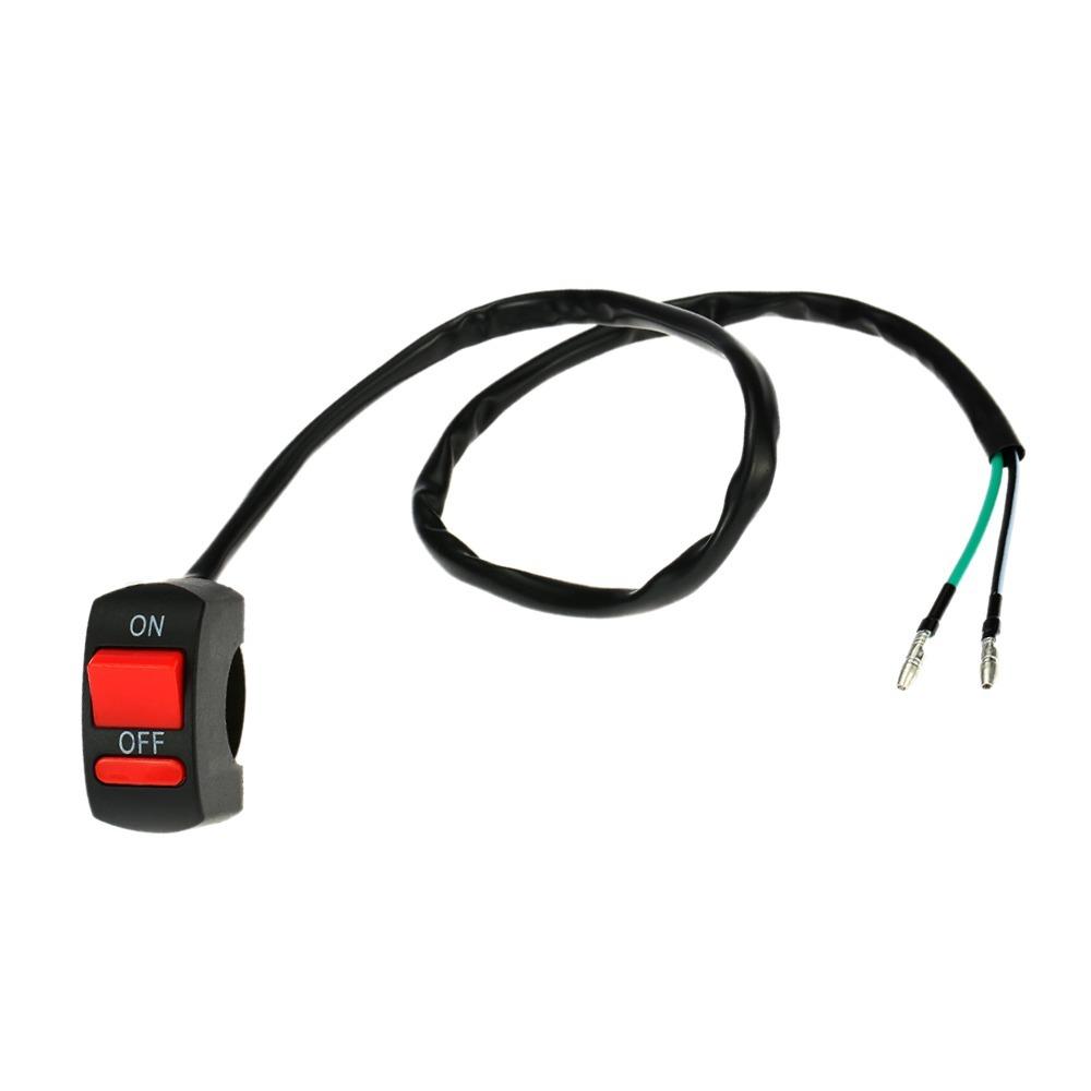 ON/OFF Design Handlebar Mount Switch 2-Wire System 2-Wire ONOFF Switch For Motorcycle