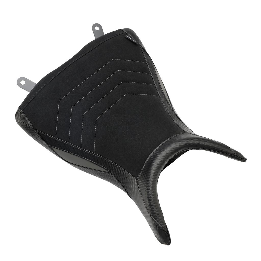 Front Raider Seat Driver Cushion Pu Fit Blue For Yamaha Mt-03 Yzf-R3 2015-2023