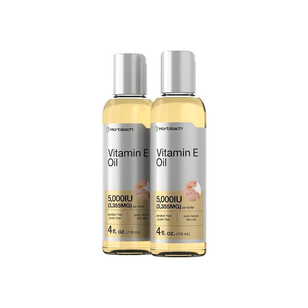 Horbäach Vitamin E 5000 IU Body Oil 118ml 2 Packs
