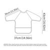 Elinfant 1PC Long Sleeve Bibs, Waterproof Feeding Bibs,Washable Burp Cloth,Coveralls Bibs,Easy To Clean,Wash-Free Eating Bibs