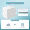 Thick Transparent Vacuum Storage Bag for Duvets and Clothes - Electric Pump Compatible