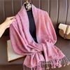Women Paisley Scarf Cashmere Feeling Pashmina Shawls Tassel Hijab Head Wraps Femme Winter Scarves Foulard Bufanda