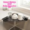 Non-Slip Sink Drainer Triangular Kitchen Sink Storage Shelf  for Kitchen Utensil