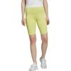 Adidas Originals Cycling Shorts Slim Fit Solid Color Mid Rise Straight Leg Sports Shorts Women Shorts Yellow FR0554