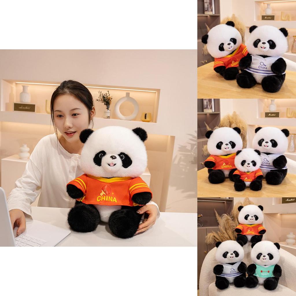 Entzückende Plüsch-Pandabär-Puppe Weiches Kuscheltier Niedliches Geschenk für Geburtstage und Souvenirs