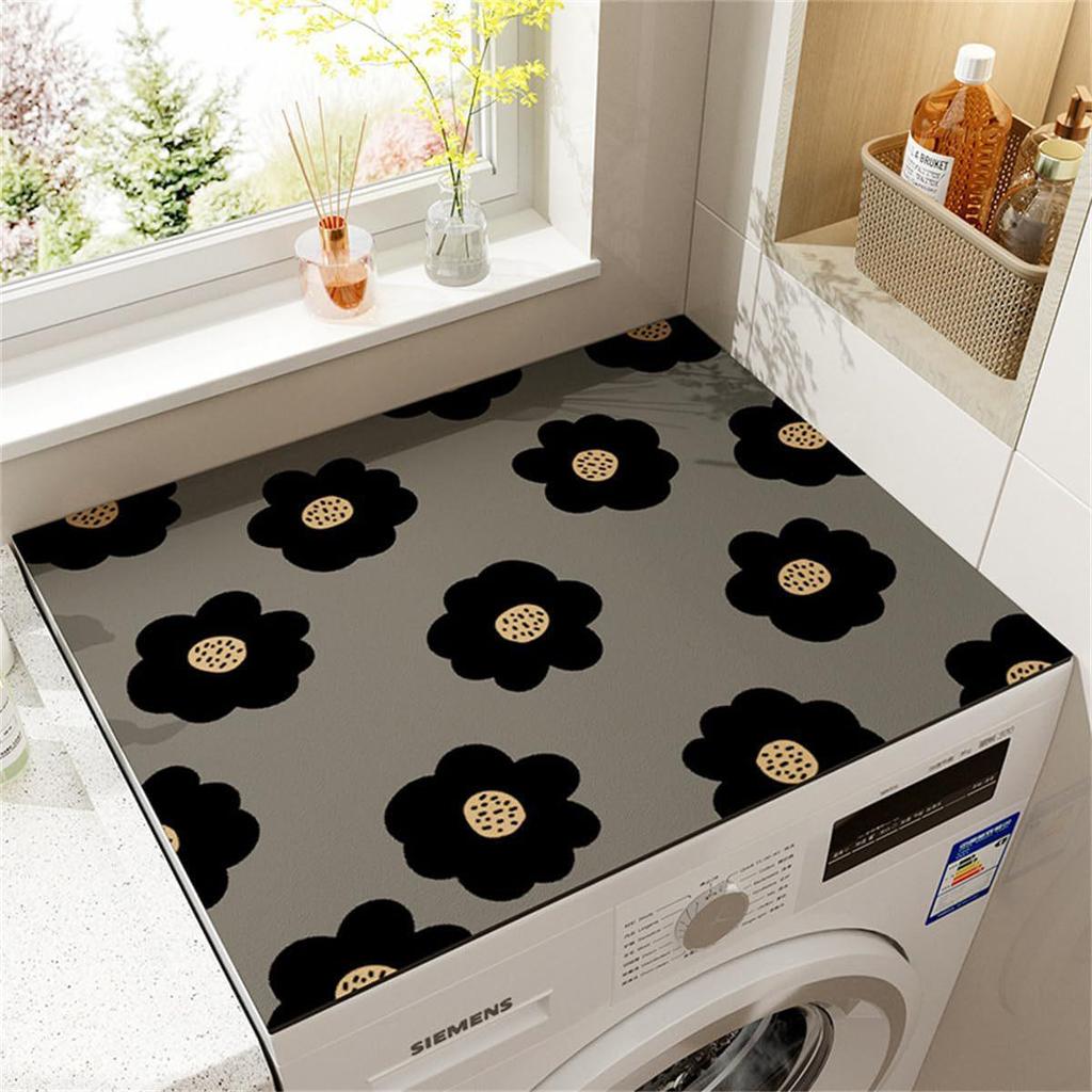 TEMU Retro Diatom Mud Water-Absorbing Non-Slip, Wear-Resistant, Easy-Clean Desk Mat.
