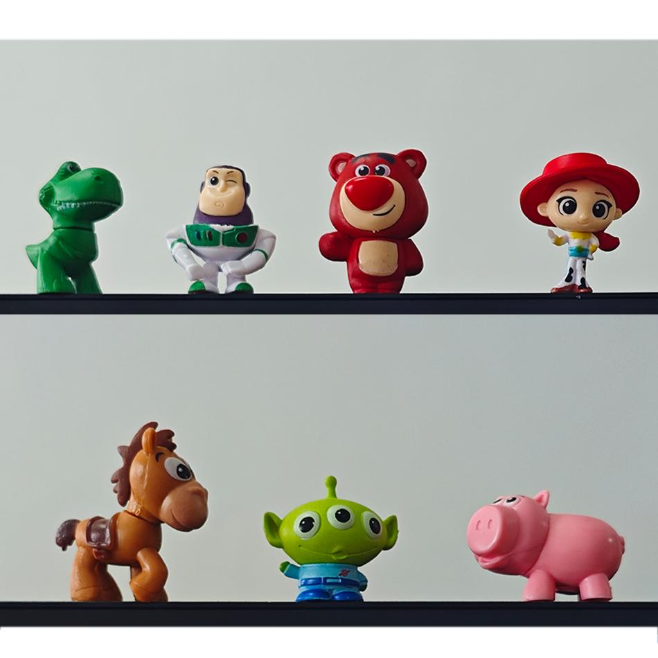 8pcs / Set Toys Story movie Figure   Woody Buzz Lightyear Model Doll Car Decoration Cake Accessories Anime Figure Toy kids Gift