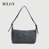 Denim Bag Casual One-Shoulder Underarm Bag Popular Fashion Cross-Body Dumpling Bag