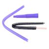 Dryer Lint Vacuum Attachment Flexible Extendable Vacuum Hose Attachment and Cleaning Brush Purple
