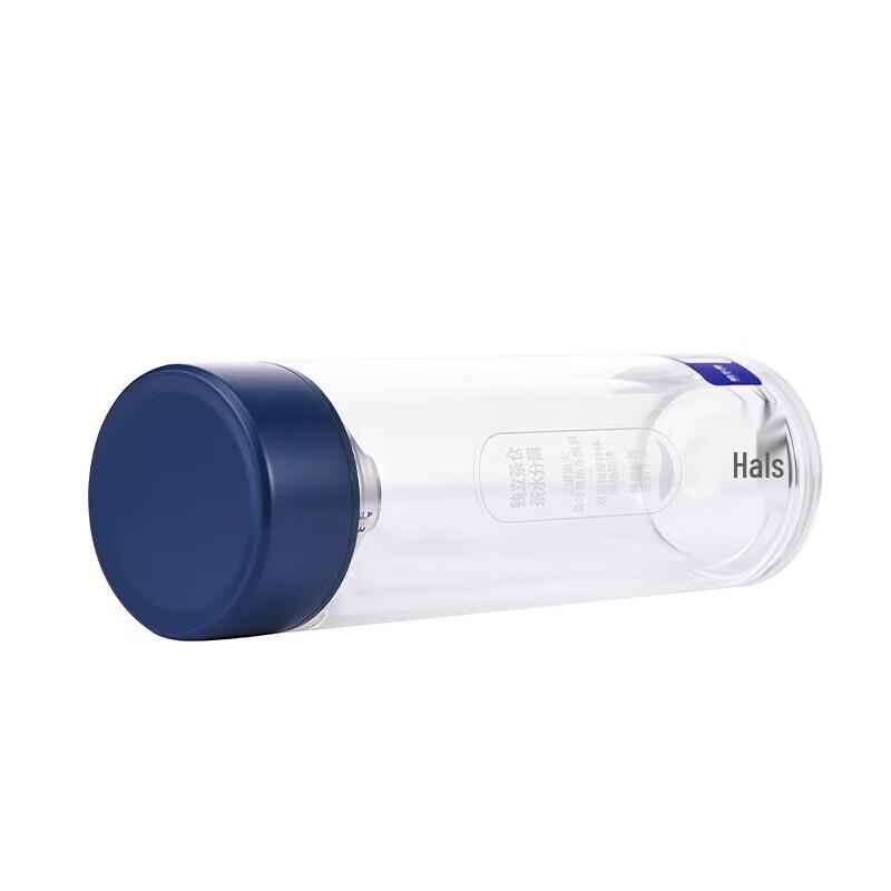 HAERS Business Double-Layer Glass Tea Infuser Cup