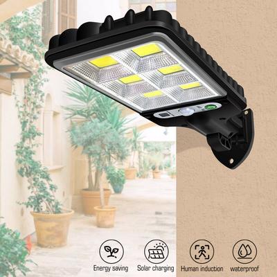 Yard Lamp Security Street Garden Wall Light 600W Motion Sensor LED Solar Lamp