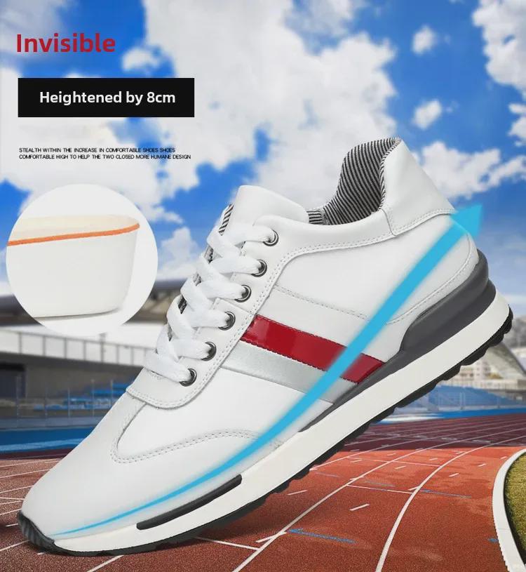 Men's 8cm Height-Increasing Breathable Casual Summer Mesh Sneakers