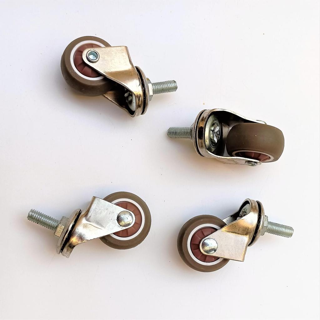 TPR Medical Swivel Wheel: Silent, Light-Duty, Elastic Caster for Furniture