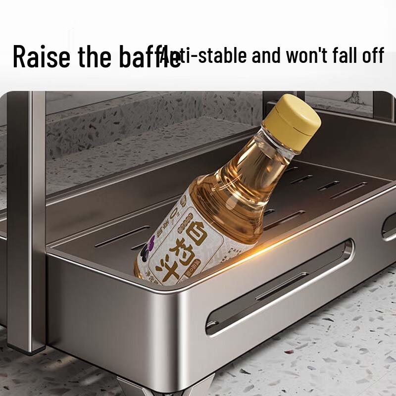 Cloud Frost Multi-functional Foldable Kitchen Storage Rack