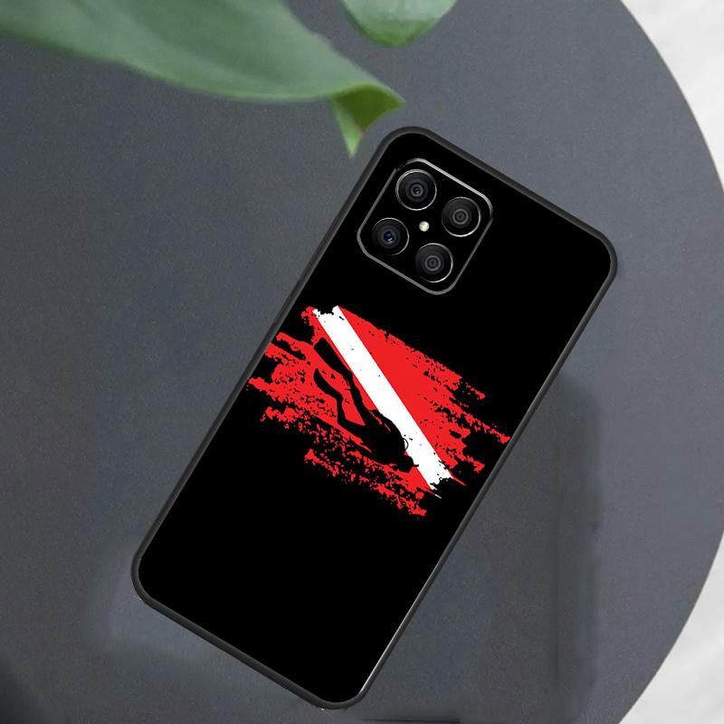 Diver Down Scuba For Honor Magic 7 Lite 6 5 8 Pro Case For Honor 200 400 70 90 X8c X8b X9a X9b X9c X9d Win RT