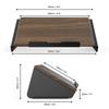 FENGE Laptop PC Tablet Fits up to Aluminum and Wood Ergonomic G03A1064D Stand, Stand, Stand, 17-inch Laptops, Construction, 30° Angle, Non-Slip,